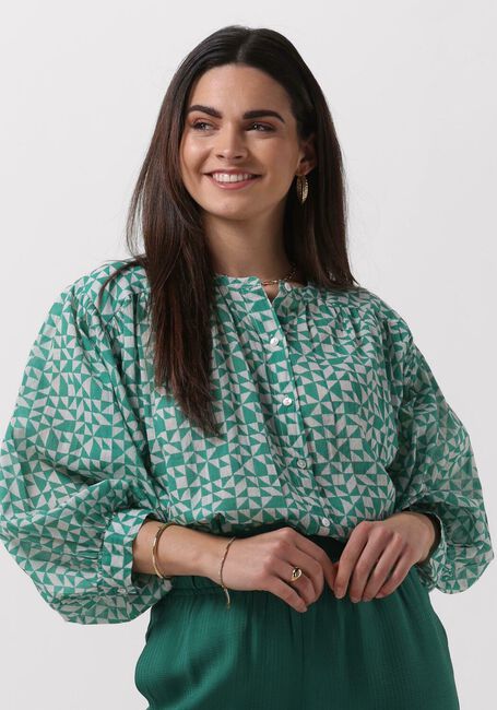 Grüne BY-BAR Blusen LUCY GRAPHIC BLOUSE - large
