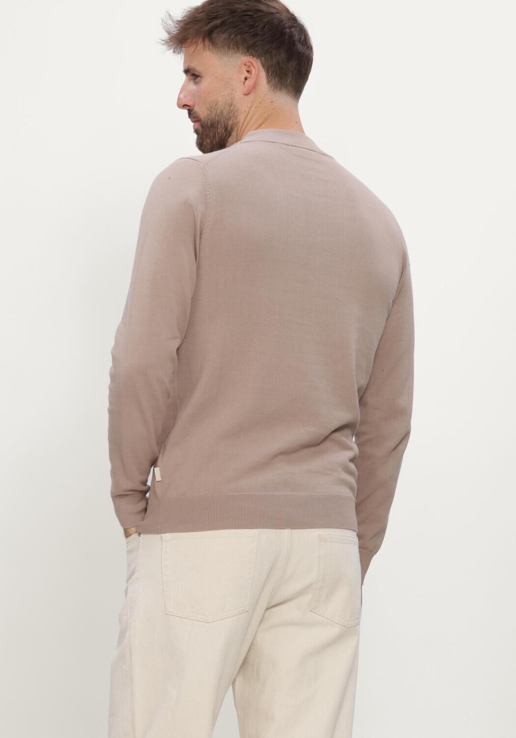 Taupe MACED Pullover M-ALEX - large
