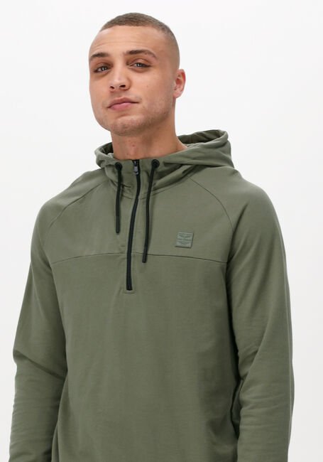 Olive PME LEGEND Sweatshirt HOODED LIGHT TERRY - large