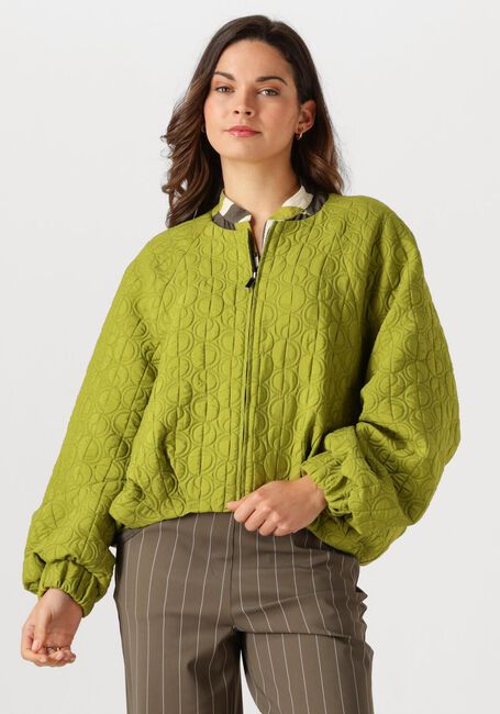 Gr&uuml;ne STUDIO ANNELOES Jack Luun jacquard jacket - large