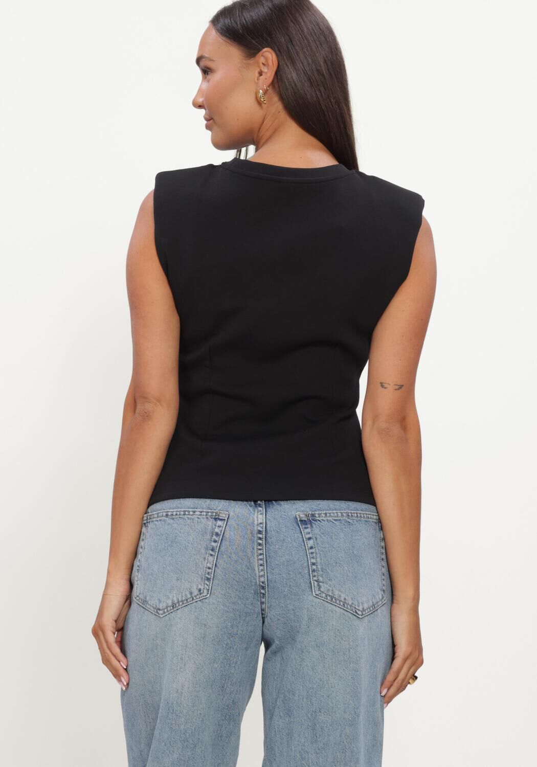 Schwarze Y.A.S. Top YASPINA SL TOP NOOS - large