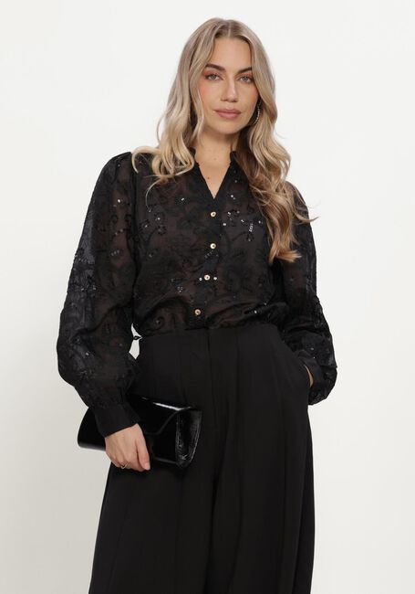 Schwarze NUKUS Blusen ANTONELLA BLOUSE PAILLET - large