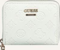 Weiße GUESS Portemonnaie LOGO LOVE SLG - medium