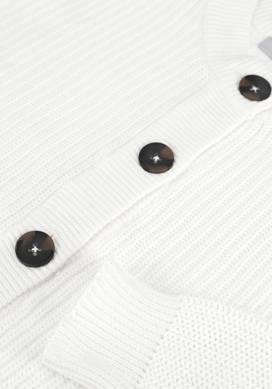 Wei&szlig;e MINIMUM Strickjacke AFFIE - large