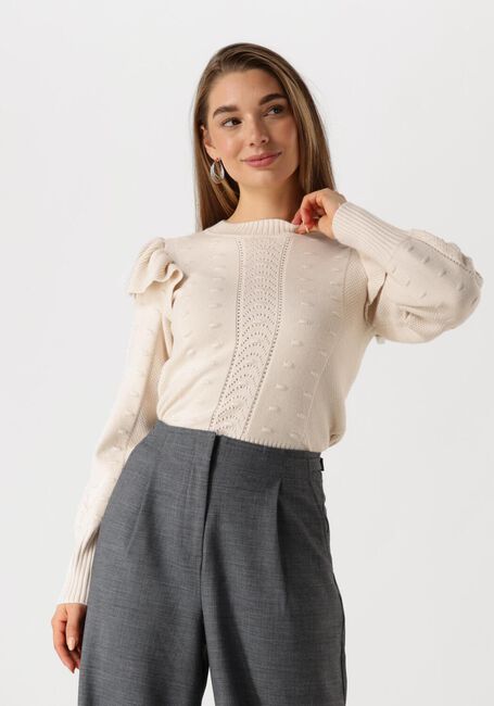 Nicht-gerade weiss OBJECT Pullover OBJJULIA KNIT L/S RE PULLOVER - large