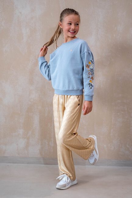 Goldfarbene LIKE FLO Weite Hose FENYA FLO METALLIC PANTS - large