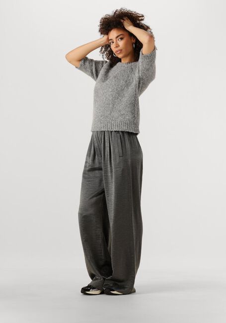 Graue BY-BAR Pullover LOVA BULKY PULLOVER - large