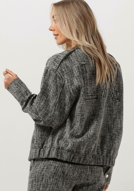 Graue ALIX THE LABEL Jack LADIES WOVEN BOUCLE JACKET - large
