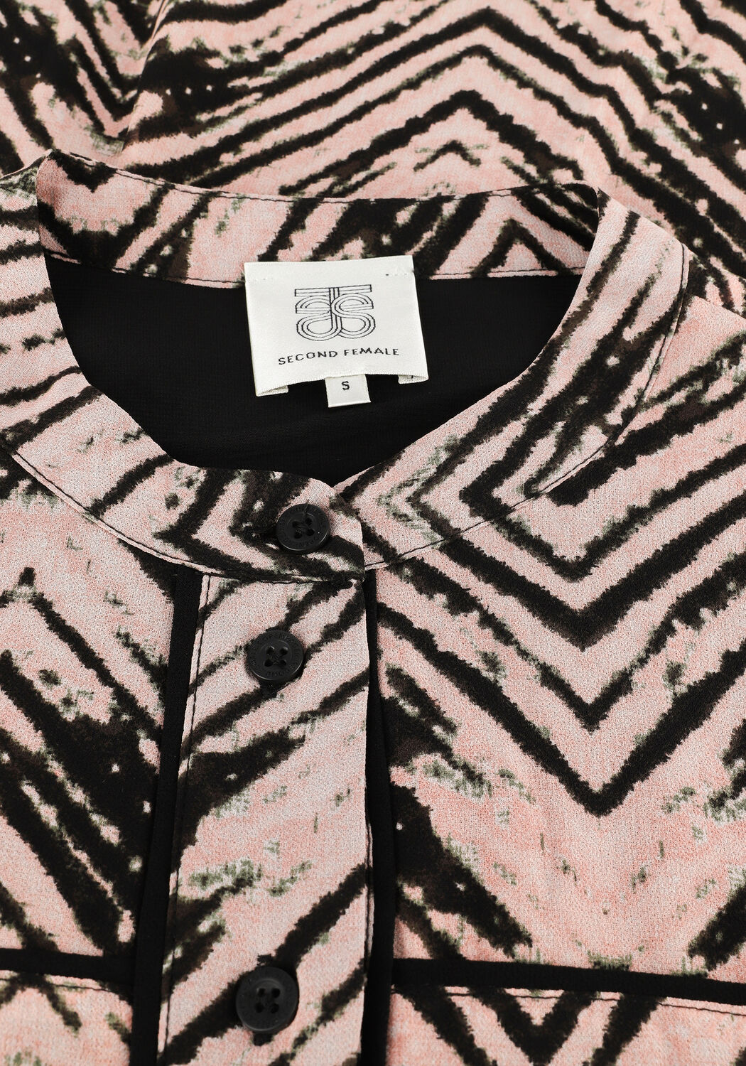 Braune SECOND FEMALE Maxikleid MAIKE MIDI DRESS - large