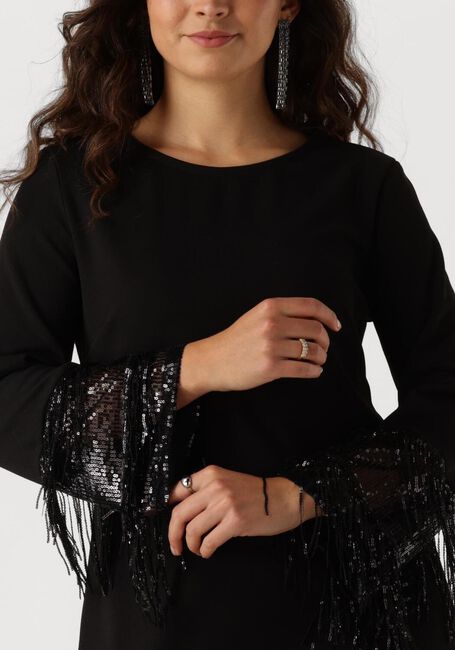 Schwarze ANA ALCAZAR Minikleid MODERN MIX DRESS - large