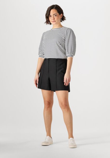 Schwarze JANSEN AMSTERDAM Kurze Hose MYLENA SHORT WTQ 441 BANDPLEAT - large