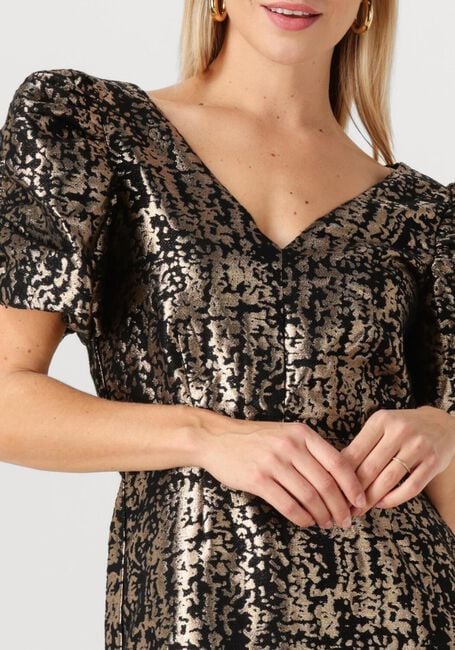 Goldfarbene FREEBIRD Minikleid DEANNA - large