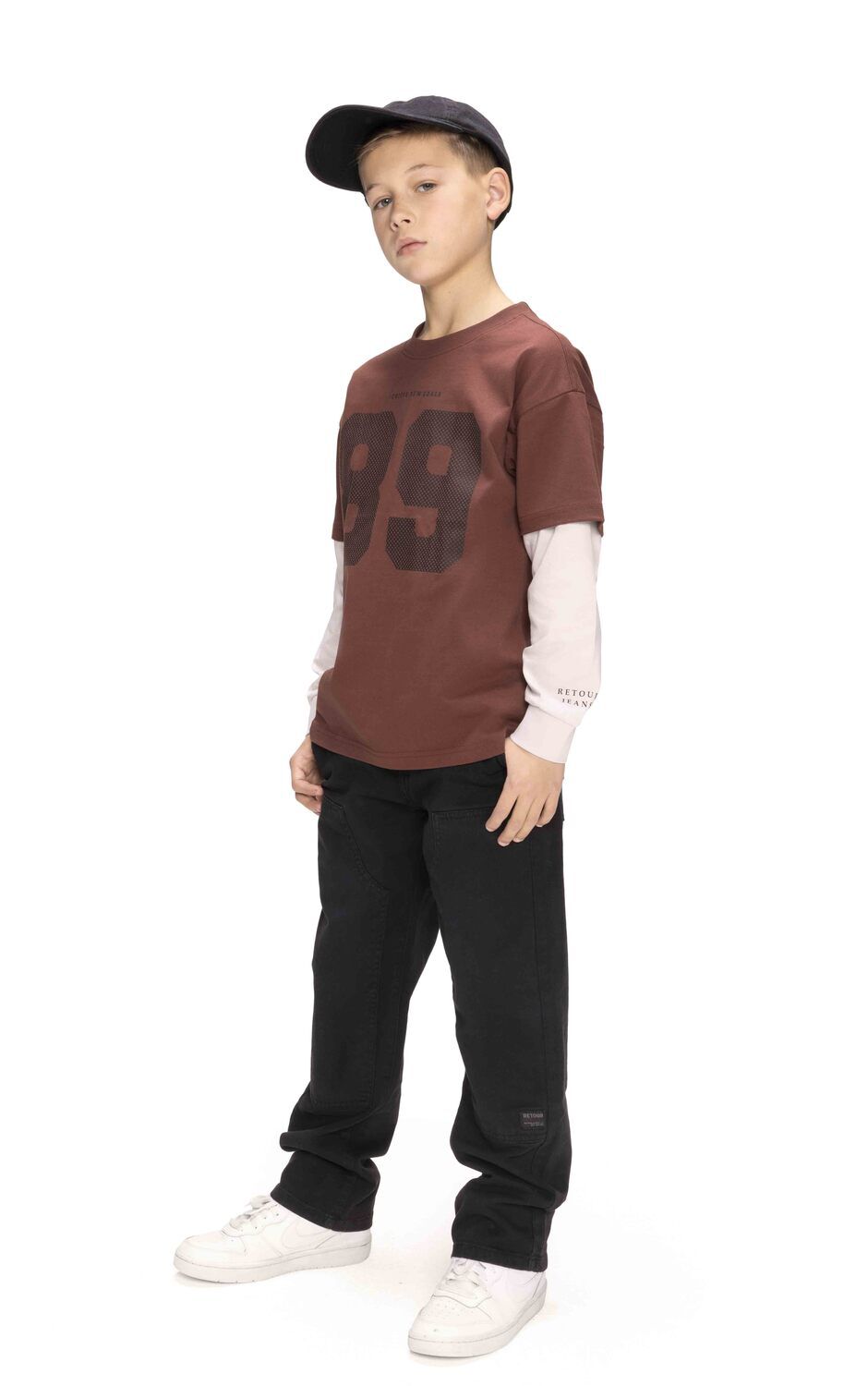 Bordeaux RETOUR T-shirt GUIDO - large