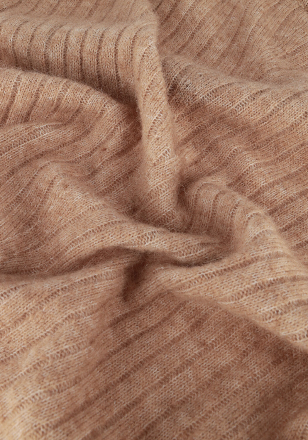 Camelfarbene NEO NOIR Pullover KELSEY KNIT BLOUSE - large