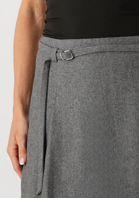 Hellgrau EDITED Minirock LEXA WOOL SKIRT - large