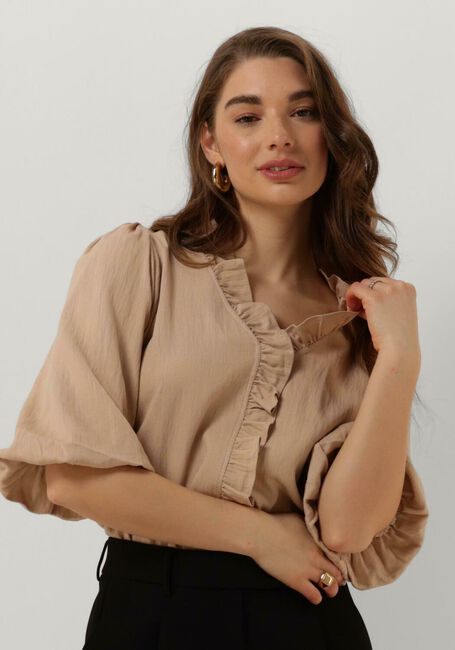 Ecru CO'COUTURE Blusen SUADA PUFF SS BLOUSE - large