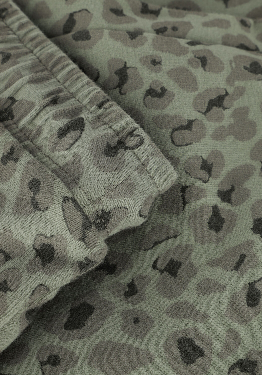 Dunkelgr&uuml;n 10DAYS Jogginghose CROPPED JOGGER ARMY LEOPARD - large