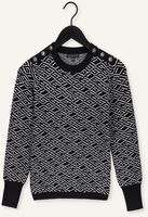 Schwarze GUESS Pullover LS GUESS LOGO JACQUARD SWTR Schwarze GUESS Pullover LS GUESS LOGO JACQUARD SWTR - medium