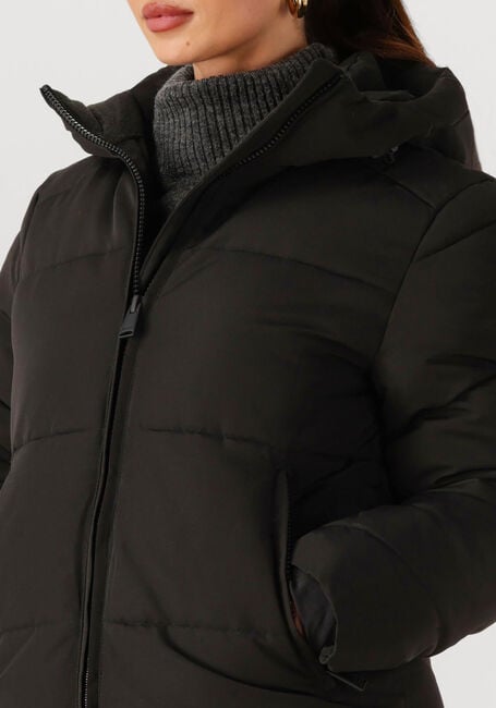 Schwarze WITHBLACK Wattierte Jack WBLGLORIAN LONG PUFFER JACKET - large