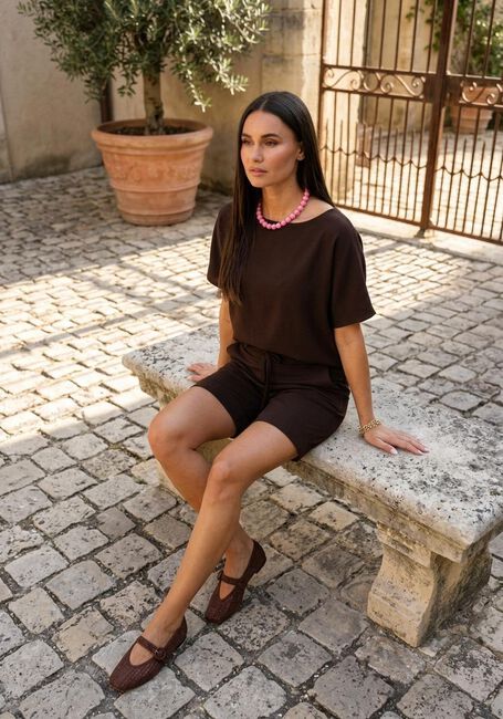 Braune STUDIO ANNELOES Kurze Hose City bermuda - large