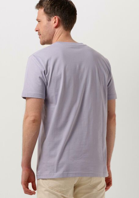 Lila SELECTED HOMME T-shirt SLHATLAS PRINT SS O-NECK TEE - large
