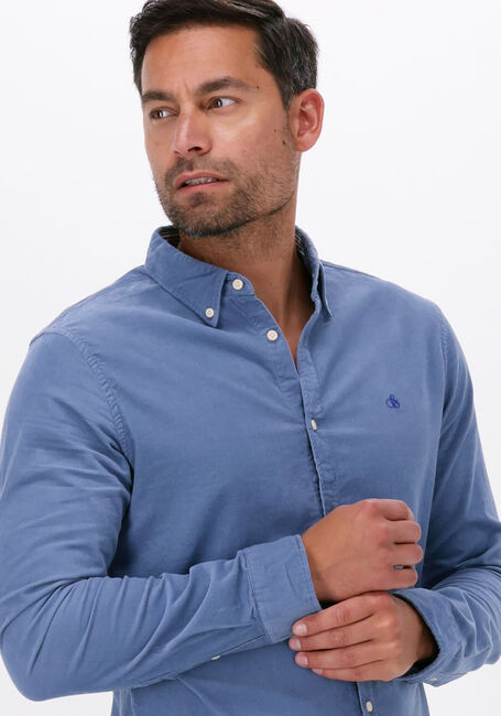 Blaue SCOTCH & SODA Casual-Oberhemd SLIM-FIT FINE CORDUROY SHIRT - large