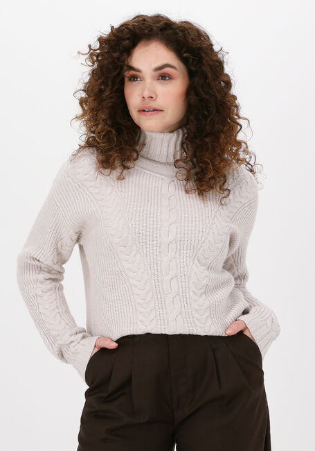 Beige OBJECT Rollkragenpullover GREENE LS KNIT PULLOVER - large
