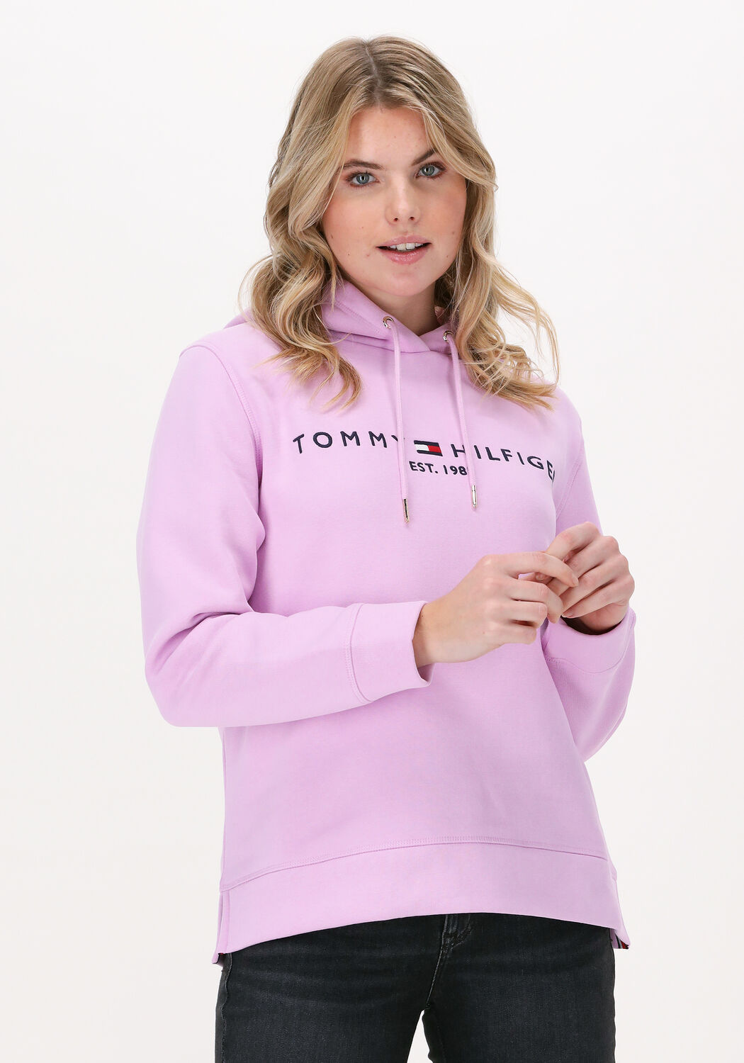 Tommy hilfiger sweatshirt lilac online