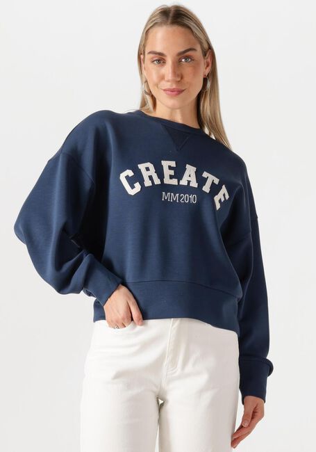 Dunkelblau MOS MOSH Pullover MMCELLI O-LS SWEATSHIRT - large