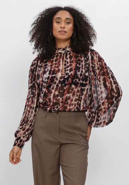 Mehrfarbige/Bunte SUMMUM Blusen TOP ALL OVER PRINT - large