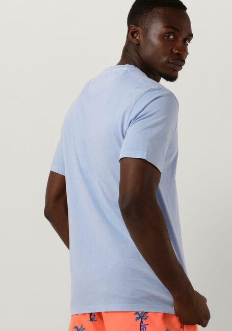Hellblau SCOTCH & SODA T-shirt GARMENT DYE LOGO EMBROIDERY TEE - large
