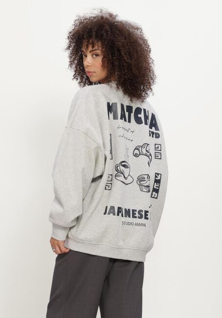 Hellgrau STUDIO AMAYA Sweatshirt MATCHA SWEATER - large