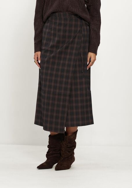 Braune OBJECT Midirock OBJSOLEY REESE RE LONG WRAP SKIRT - large