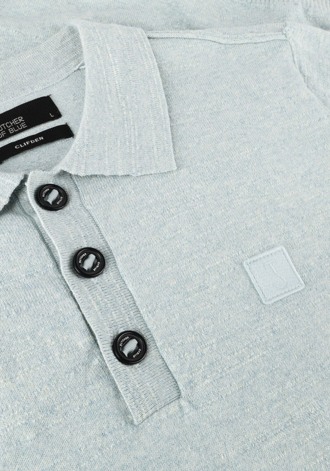 Hellblau BUTCHER OF BLUE Polo-Shirt LT CLIFDEN POLO - large