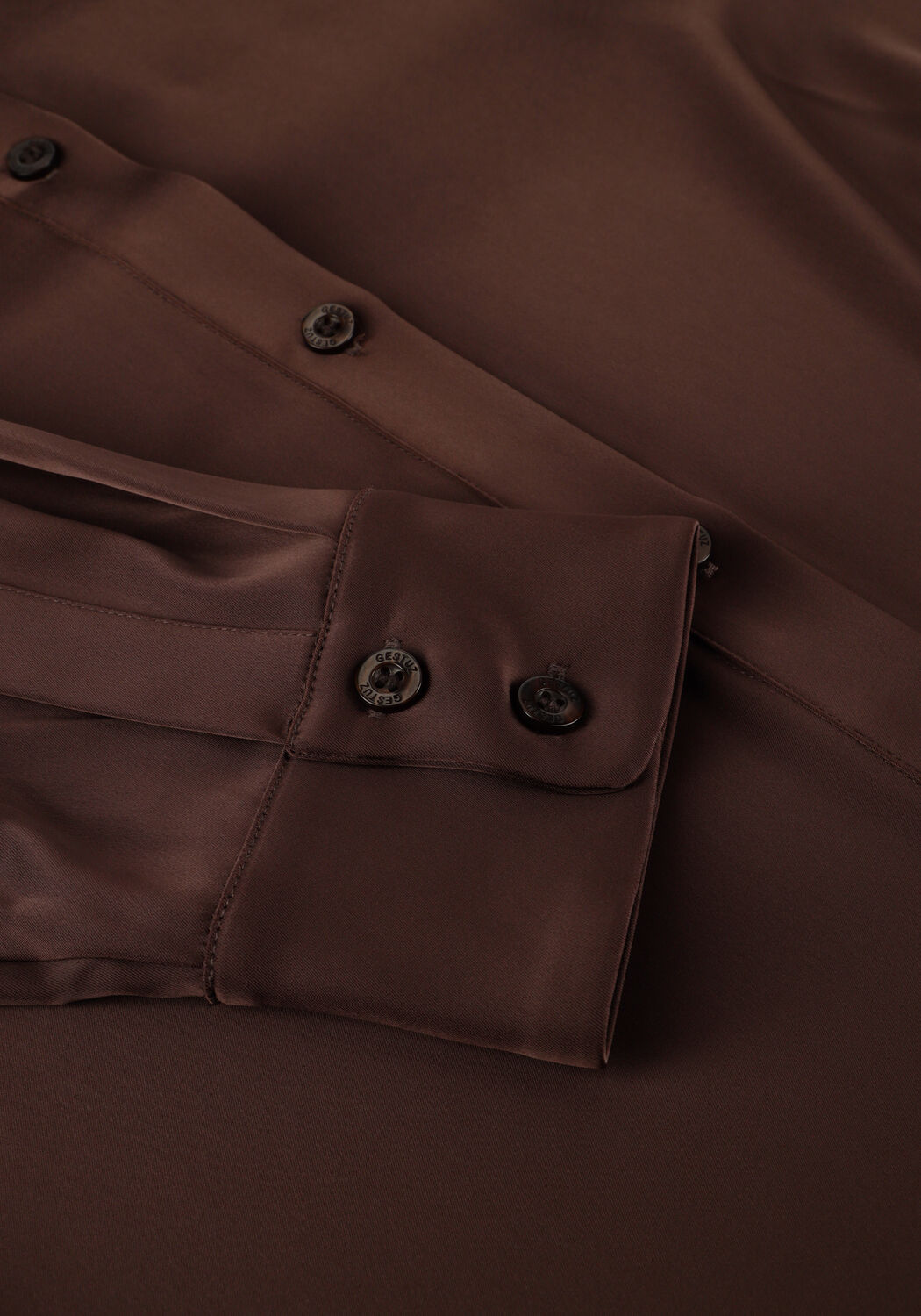 Braune GESTUZ Blusen GZJESSIE SHIRT - large