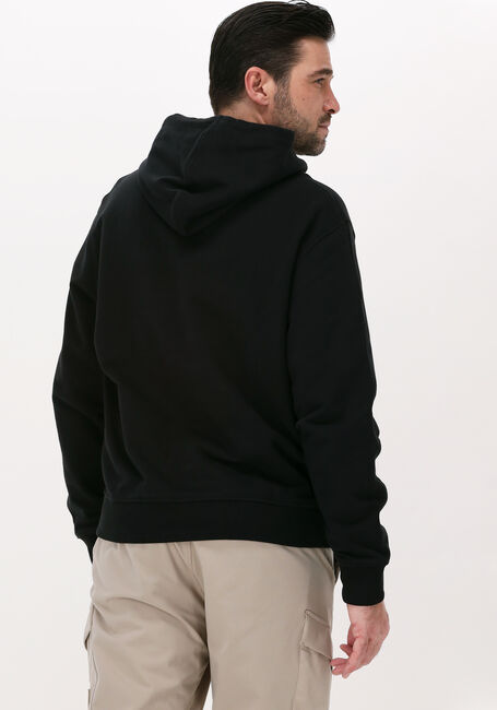 Schwarze CALVIN KLEIN Sweatshirt STACKED LOGO HOODIE MEN - large