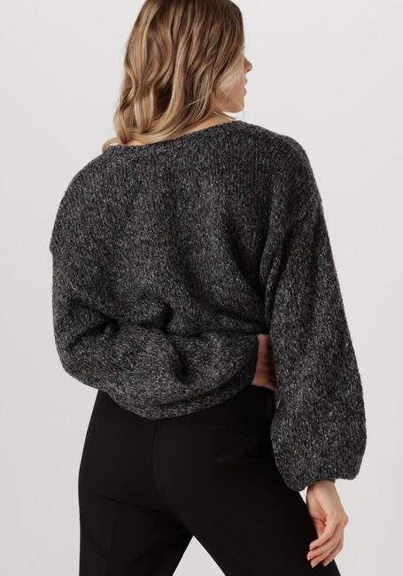 Schwarze ANOTHER LABEL Strickjacke CHARLOTTE KNITTED CARDIGAN - large