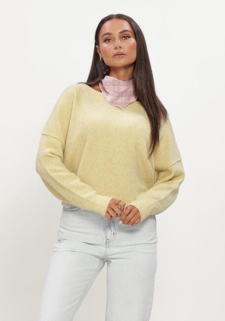 Gelbe AMERICAN VINTAGE Strickjacke DAMSVILLE - large