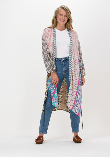 Hell-Pink SISSEL EDELBO Kimono POCKET LONG MIX KIMONO - large