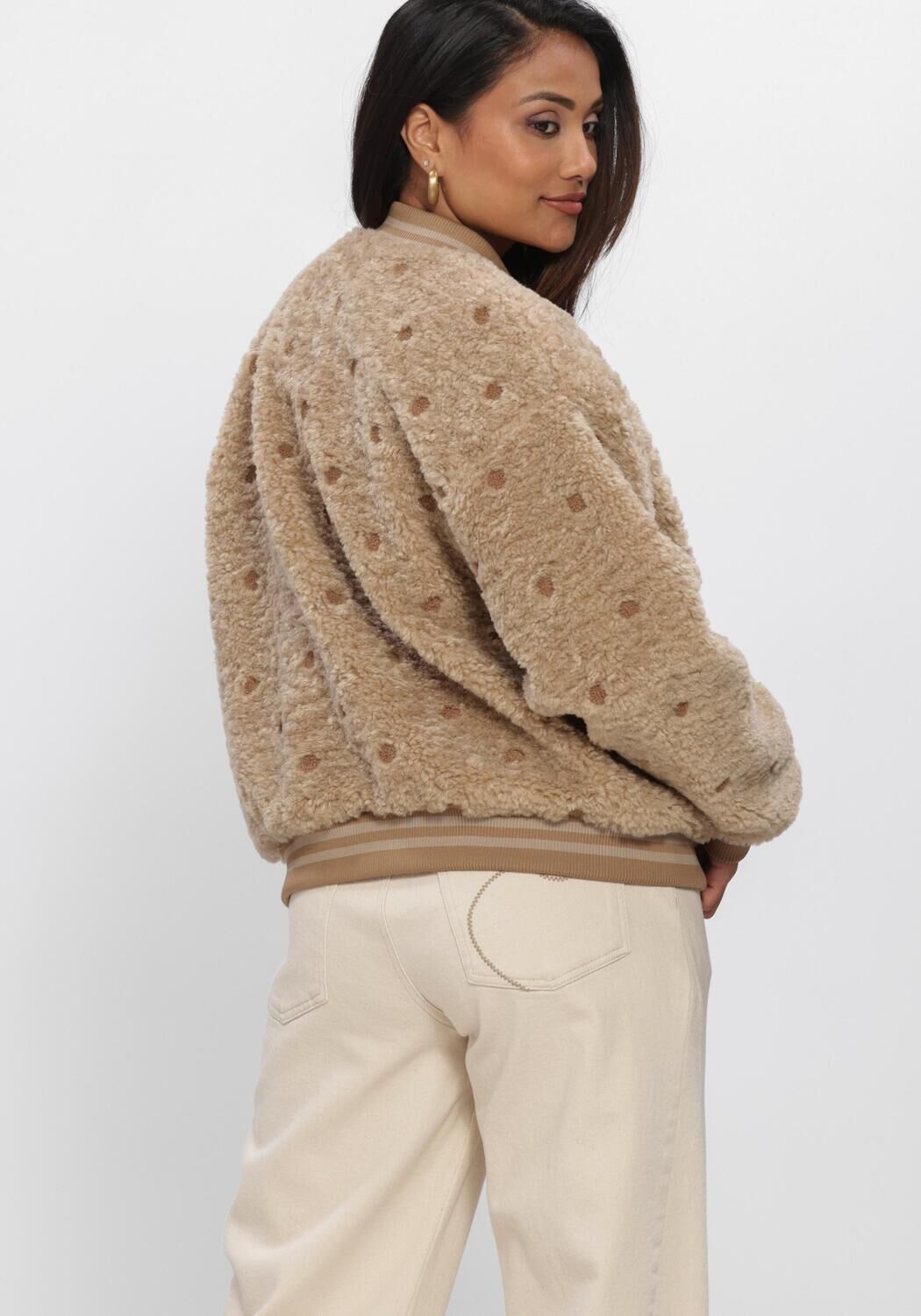 Beige NUKUS Jack HENNY JACKET DOTS - large