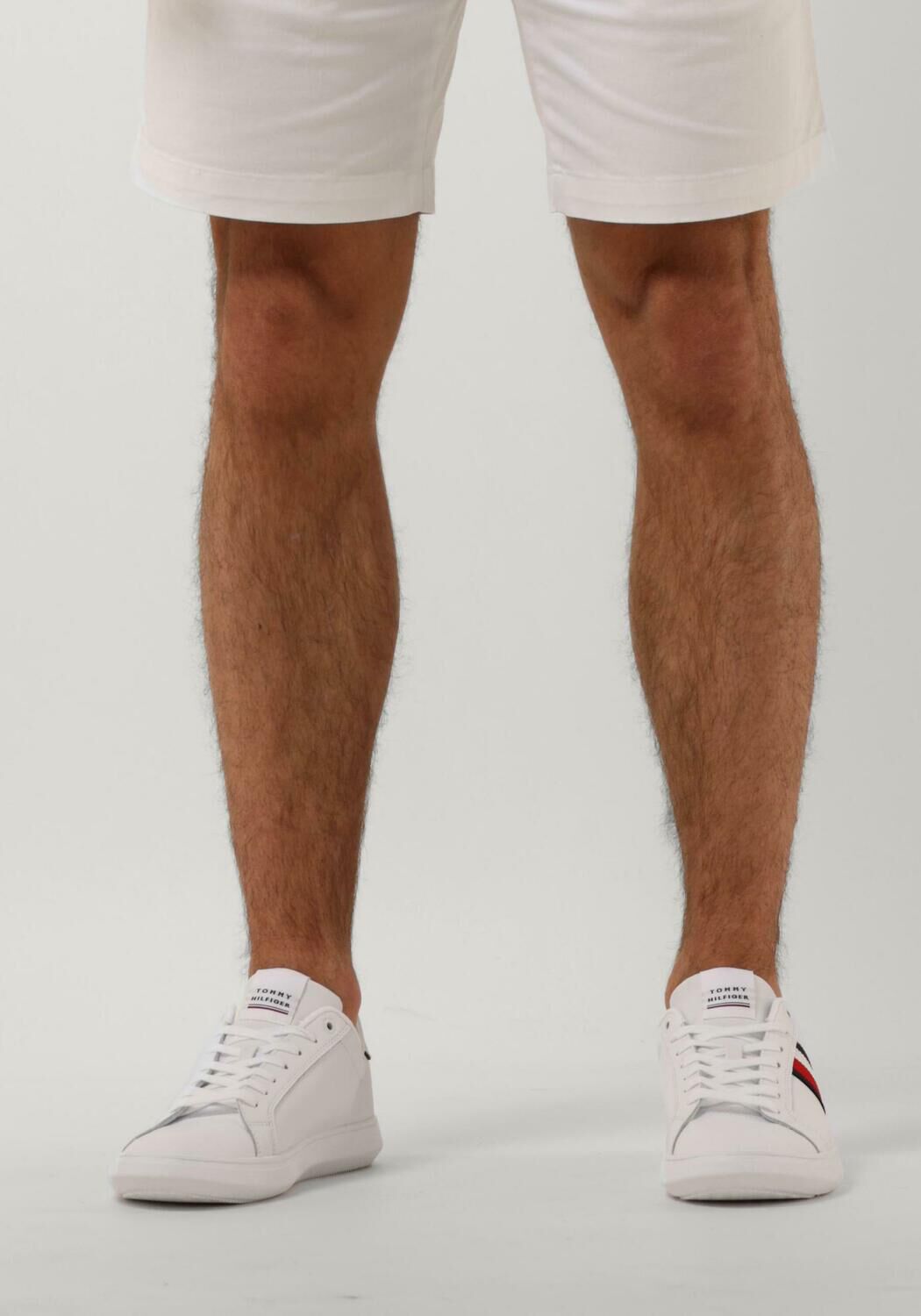 Wei&szlig;e TOMMY HILFIGER Sneaker Low CORPORATE CUP STRIPES - large