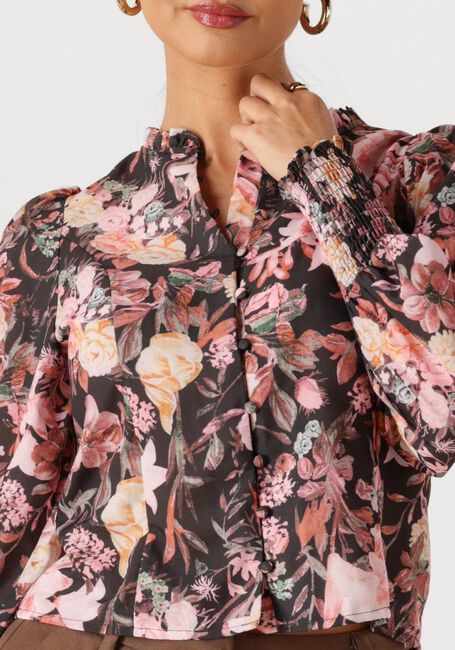 Mehrfarbige/Bunte NEO NOIR Blusen GILDE BIG FLOWER BLOUSE - large