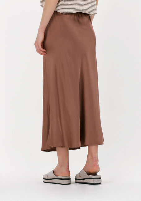 Braune SUMMUM Midirock SKIRT SATIN - large