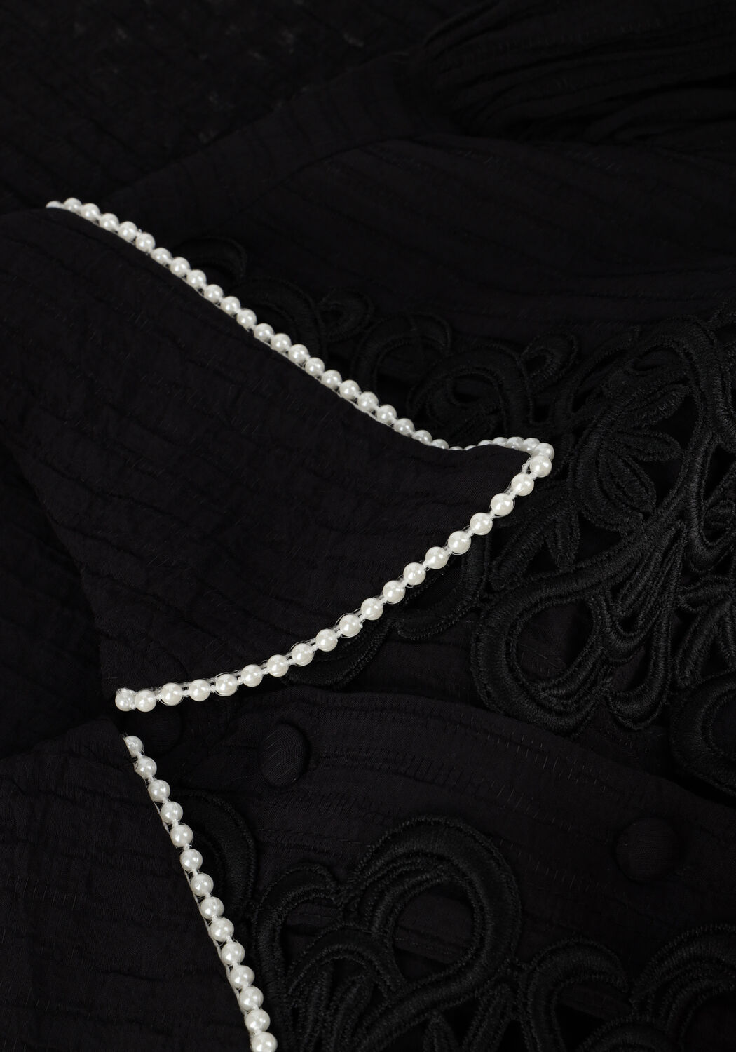 Schwarze AAIKO Blusen LOEWY VIS 492 - large