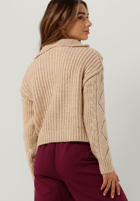 Beige OBJECT Pullover KELLY L/S KNIT PULLOVER - large