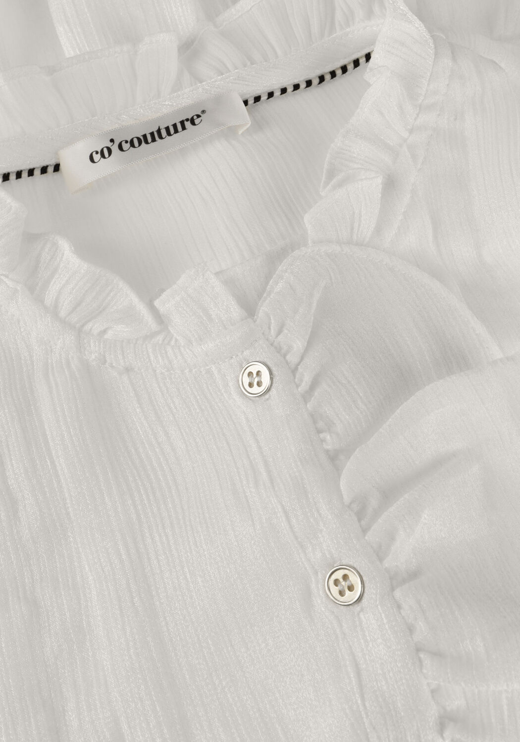 Wei&szlig;e CO'COUTURE Blusen MELINA FRILL SHIRT - large