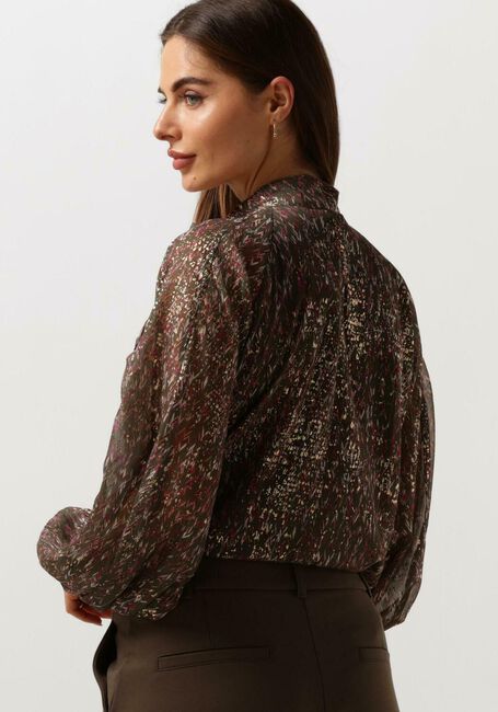 Mehrfarbige/Bunte SUMMUM Blusen TOP ARROW FOIL PRINT - large