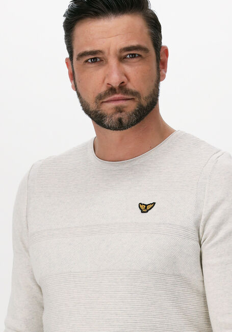 Nicht-gerade weiss PME LEGEND Pullover R-NECK COTTON KNIT - large