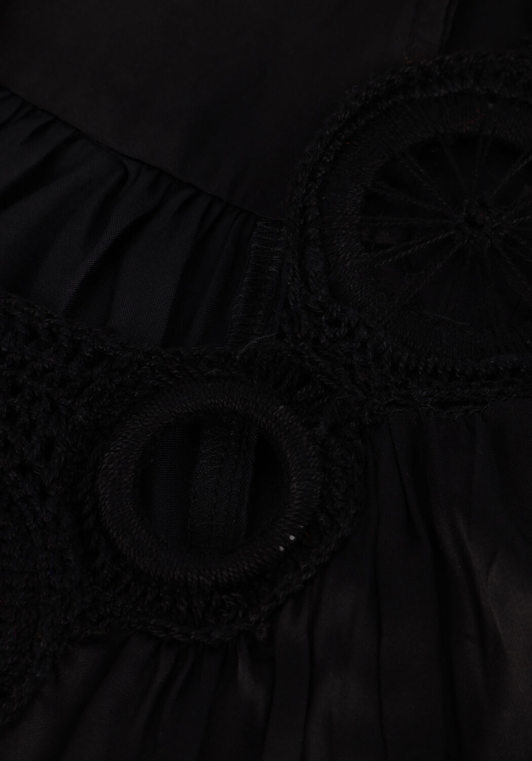 Schwarze SUMMUM Maxikleid DRESS SOLID SATIN - large