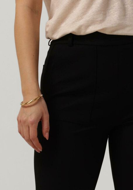 Schwarze VANILIA Schlaghose TWILL FLARE PANT - large